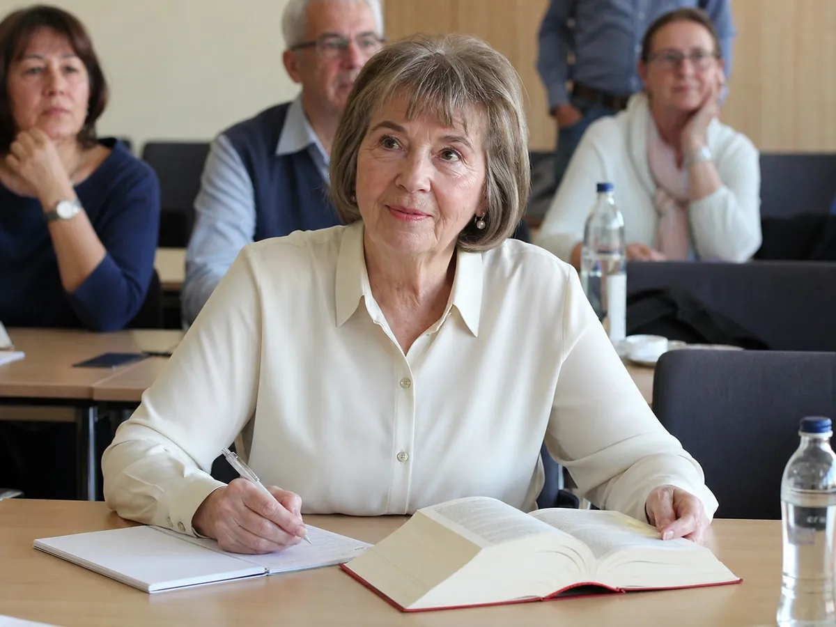 Angehende Berufsbetreuerin weist ihre Sachkunde in einem Lehrgang zum Betreuungsrecht nach